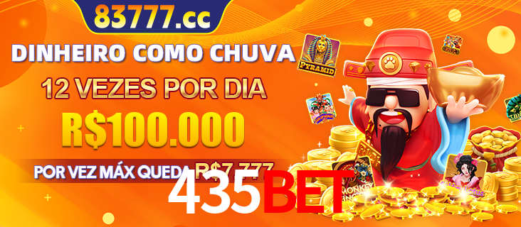 Banner do programa de recompensas Recomende para amigos do 435BET, detalhando os bônus por convidar amigos, com prêmios que chegam a R$288.888.